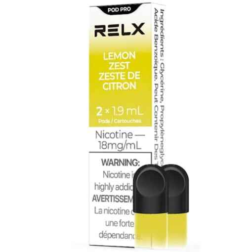 RELX Pod Pro Lemon Zest / 18MG Closed Pods RELX Pod Pro | Downtown Smokes N Vapes