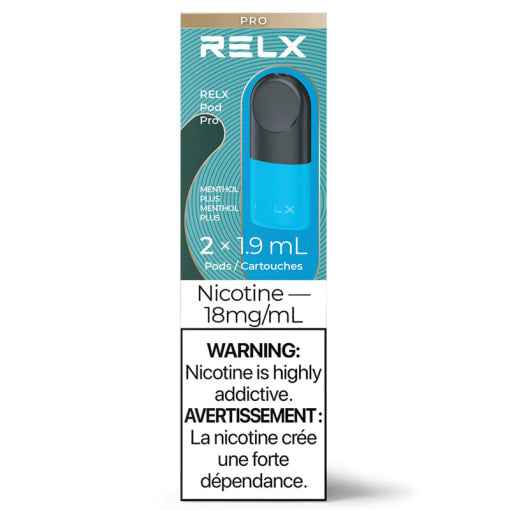 RELX Pod Pro Menthol Plus / 18MG Closed Pods RELX Pod Pro | Downtown Smokes N Vapes