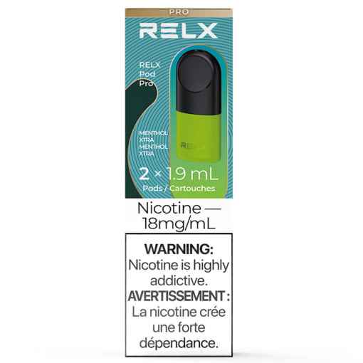 RELX Pod Pro Menthol Xtra / 18MG Closed Pods RELX Pod Pro | Downtown Smokes N Vapes