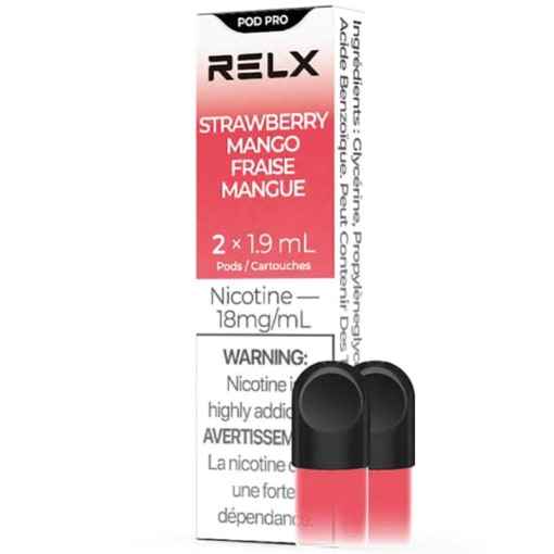 RELX Pod Pro Strawberry Mango / 18MG Closed Pods RELX Pod Pro | Downtown Smokes N Vapes