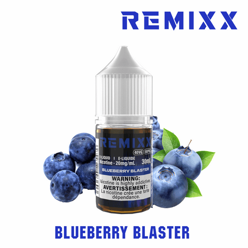REMIXX SALT 30ML Blueberry Blaster / 20MG Salt Nic REMIXX SALT 30ML | Downtown Smokes N Vapes