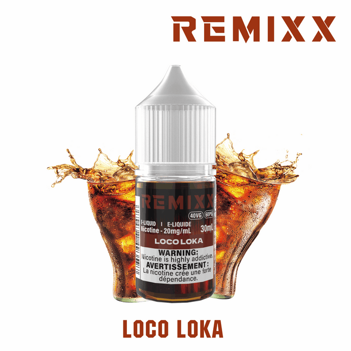 REMIXX SALT 30ML Loco Loka (Cola ICE) / 20MG Salt Nic REMIXX SALT 30ML | Downtown Smokes N Vapes