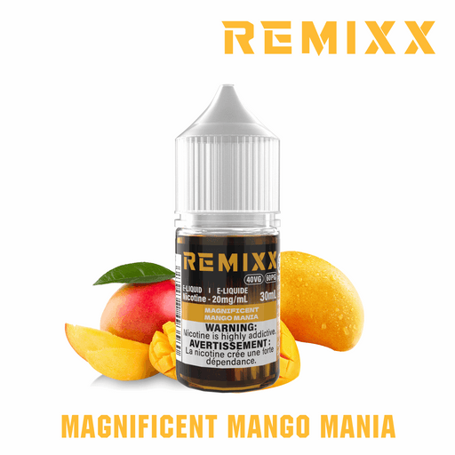 REMIXX SALT 30ML Magnificent Mango Mania / 20MG Salt Nic REMIXX SALT 30ML | Downtown Smokes N Vapes