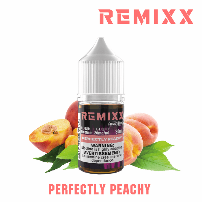 REMIXX SALT 30ML Perfectly Peachy / 20MG Salt Nic REMIXX SALT 30ML | Downtown Smokes N Vapes