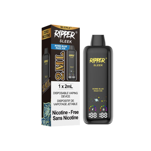 Ripper SLEEK 0NIC (2ml) - BOMB BLUE RAZZ ICE - Disposables RIPPER SLEEK 0NIC (2ML) | Downtown Smokes N Vapes