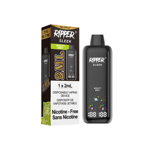 Ripper SLEEK 0NIC (2ml) - MIGHTY MINT - Disposables RIPPER SLEEK 0NIC (2ML) | Downtown Smokes N Vapes