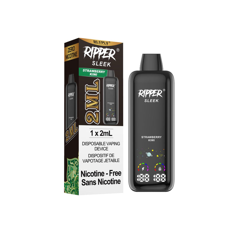 Ripper SLEEK 0NIC (2ml) - STRAWBERRY KIWI - Disposables RIPPER SLEEK 0NIC (2ML) | Downtown Smokes N Vapes