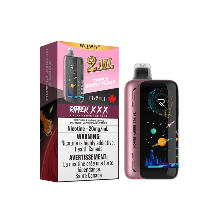 RUFPUF RIPPER XXX 100K TRIPLE BERRY PEACH Disposables RUFPUF RIPPER XXX 100K | Downtown Smokes N Vapes
