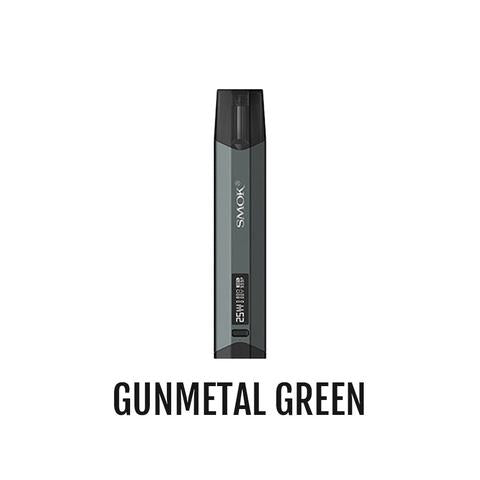 SMOK Nfix Pod Kit Gunmetal Green Salt Nic Devices SMOK Nfix Pod Kit | Downtown Smokes N Vapes