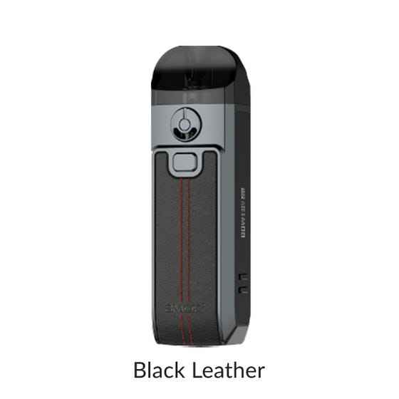 Smok Nord 4 80W Pod Kit [CRC Version] Black Leather Salt Nic Devices Smok Nord 4 80W Pod Kit [CRC Version] | Downtown