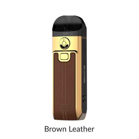 Smok Nord 4 80W Pod Kit [CRC Version] Brown Leather Salt Nic Devices Smok Nord 4 80W Pod Kit [CRC Version] | Downtown