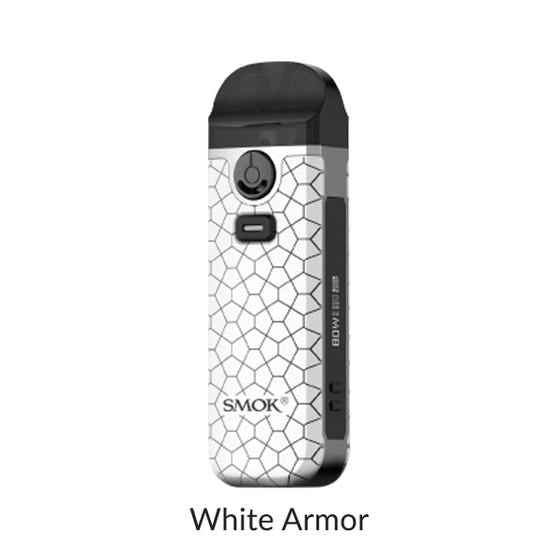 Smok Nord 4 80W Pod Kit [CRC Version] White Armor Salt Nic Devices Smok Nord 4 80W Pod Kit [CRC Version] | Downtown