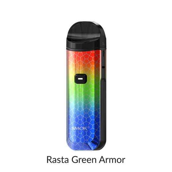 Smok Nord PRO Open Pod Kit [CRC Version] - Rasta Green - Salt Nic Devices Smok Nord PRO Open Pod Kit [CRC Version]