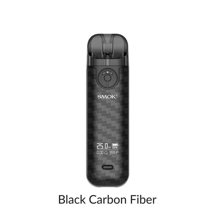Smok Novo 4 Open Pod Kit [CRC Version] Black Carbon Fiber Salt Nic Devices Smok Novo 4 Open Pod Kit [CRC Version]