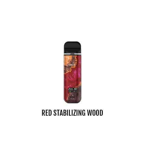 SMOK Novo X Pod Kit Red Stabilizing Wood Salt Nic Devices SMOK Novo X Pod Kit | Downtown Smokes N Vapes