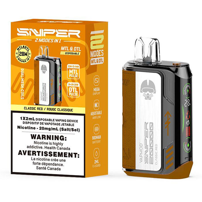 SNIPER 20K INTENSE 😉 Classic Red / 20MG Intense Disposables SNIPER 20K INTENSE 😉 | Downtown Smokes N Vapes