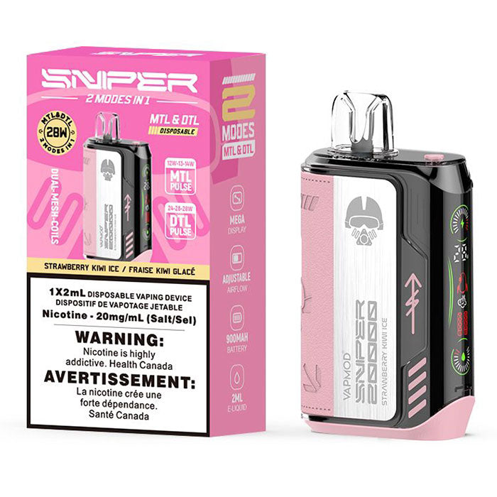 SNIPER 20K INTENSE 😉 Strawberry Kiwi Ice / 20MG Intense Disposables SNIPER 20K INTENSE 😉 | Downtown Smokes N Vapes