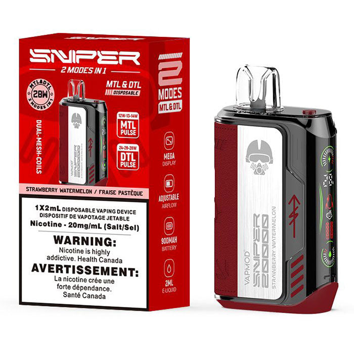 SNIPER 20K INTENSE 😉 Strawberry Watermelon / 20MG Intense Disposables SNIPER 20K INTENSE 😉 | Downtown Smokes N Vapes