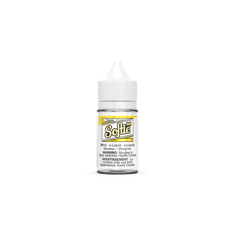SOFTIE SALT NIC 30ML BANANA / 12MG Salt Nic SOFTIE SALT NIC 30ML | Downtown Smokes N Vapes