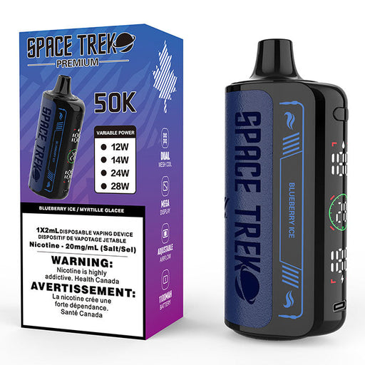 SPACE TREK PREMIUM 50K DISPOSABLE VAPE Blueberry Ice / 20MG Disposables SPACE TREK PREMIUM 50K DISPOSABLE VAPE