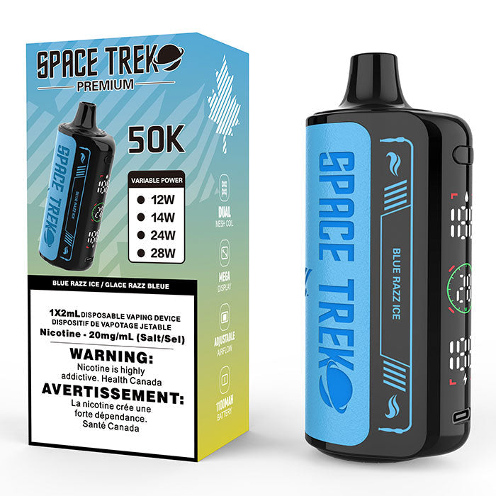 SPACE TREK PREMIUM 50K DISPOSABLE VAPE Cherry Lemon Blue Razz / 20MG Disposables SPACE TREK PREMIUM 50K DISPOSABLE VAPE