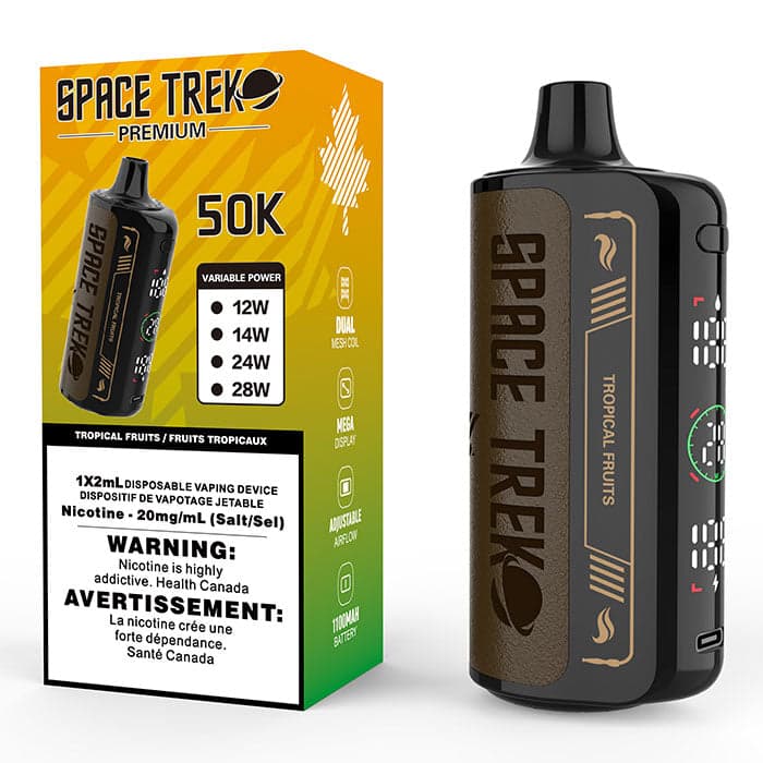SPACE TREK PREMIUM 50K DISPOSABLE VAPE Tropical Fruits / 20MG Disposables SPACE TREK PREMIUM 50K DISPOSABLE VAPE