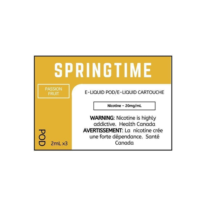 SPRING TIME PODS PassionFruit / 20MG Closed Pods SPRING TIME PODS | Downtown Smokes N Vapes