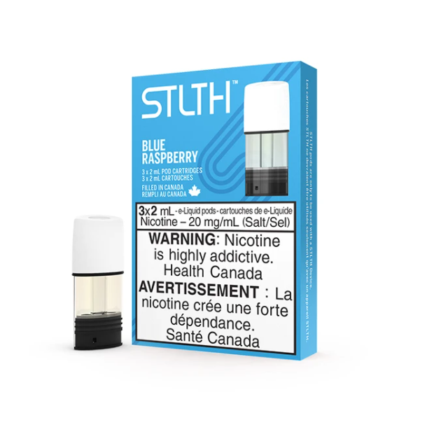 STLTH POD PACKS BlueRaspberry / 20MG Closed Pods STLTH POD PACKS | Downtown Smokes N Vapes