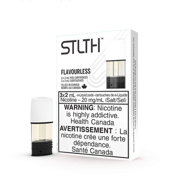 STLTH POD PACKS Flavourless / 20MG Closed Pods STLTH POD PACKS | Downtown Smokes N Vapes