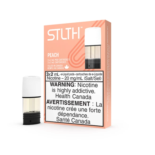 STLTH POD PACKS Peach / 20MG Closed Pods STLTH POD PACKS | Downtown Smokes N Vapes