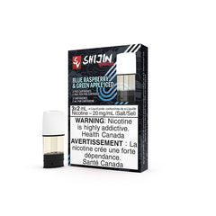 STLTH PREMIUM POD PACKS BlueRaspberry & Green Apple ICED by SHIJIN / 20MG Closed Pods STLTH PREMIUM POD PACKS