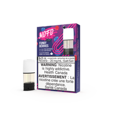 STLTH PREMIUM POD PACKS Funky Berries by MOFO / 20MG Closed Pods STLTH PREMIUM POD PACKS | Downtown Smokes N Vapes