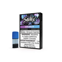 STLTH PREMIUM POD PACKS Grape Apple ICE by SAVAGE / 20MG Closed Pods STLTH PREMIUM POD PACKS | Downtown Smokes N Vapes