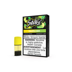 STLTH PREMIUM POD PACKS Pineapple Lemon by SAVAGE / 20MG Closed Pods STLTH PREMIUM POD PACKS | Downtown Smokes N Vapes