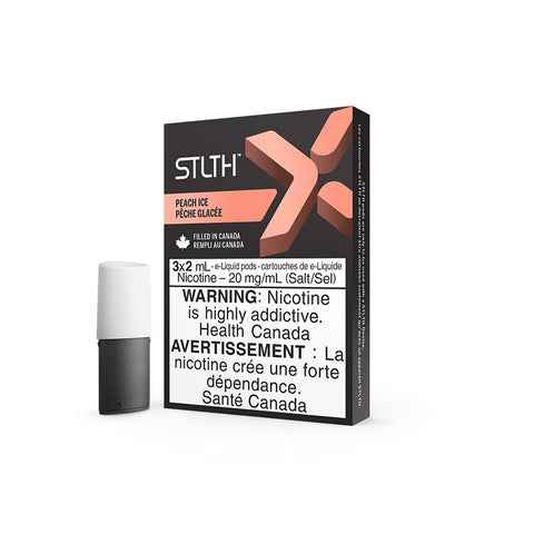 STLTH X POD PACKS PEACH ICE / 20MG Closed Pods STLTH X POD PACKS | Downtown Smokes N Vapes