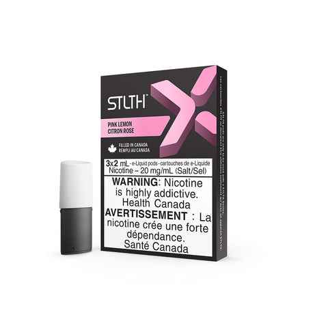 STLTH X POD PACKS PINK LEMON / 20MG Closed Pods STLTH X POD PACKS | Downtown Smokes N Vapes