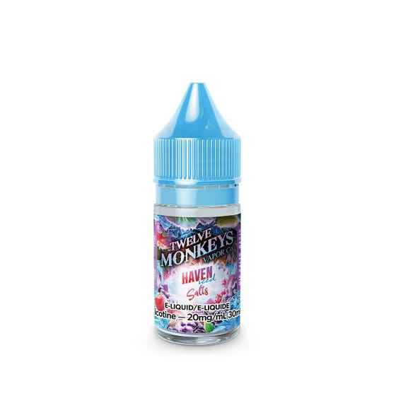 TWELVE MONKEYS ICED SALT NIC 30ML HAVEN / 10MG Salt Nic TWELVE MONKEYS ICED SALT NIC 30ML | Downtown Smokes N Vapes
