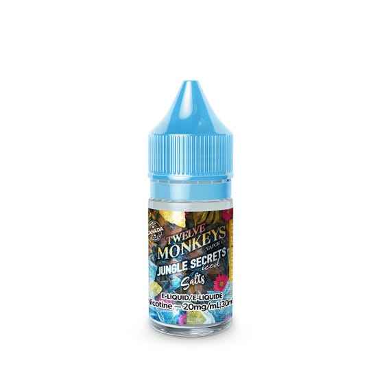 TWELVE MONKEYS ICED SALT NIC 30ML JUNGLE SECRETS / 10MG Salt Nic TWELVE MONKEYS ICED SALT NIC 30ML | Downtown Smokes N