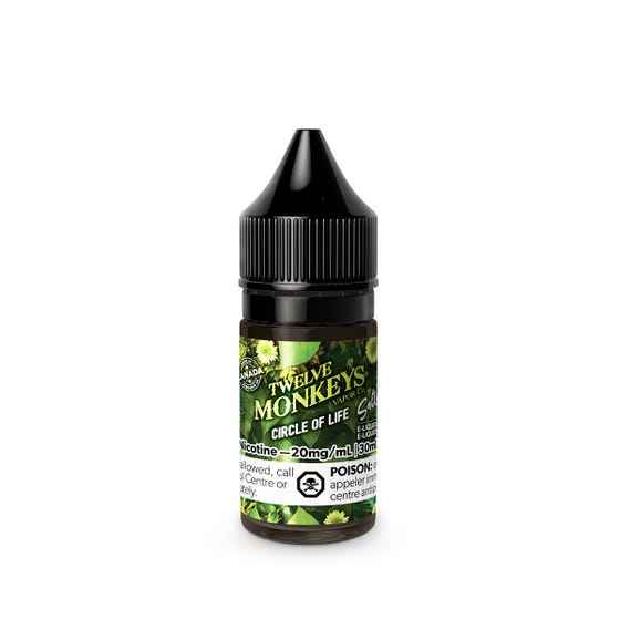 TWELVE MONKEYS SALT NIC 30ML CIRCLE OF LIFE / 10MG Salt Nic TWELVE MONKEYS SALT NIC 30ML | Downtown Smokes N Vapes
