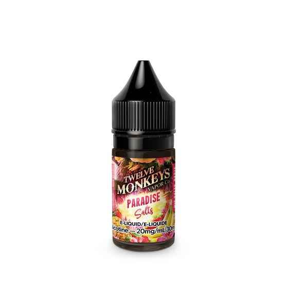 TWELVE MONKEYS SALT NIC 30ML PARADISE / 10MG Salt Nic TWELVE MONKEYS SALT NIC 30ML | Downtown Smokes N Vapes