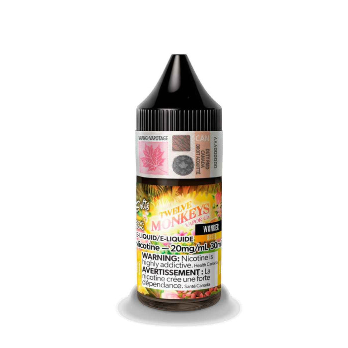 TWELVE MONKEYS SALT NIC 30ML WONDER / 10MG Salt Nic TWELVE MONKEYS SALT NIC 30ML | Downtown Smokes N Vapes