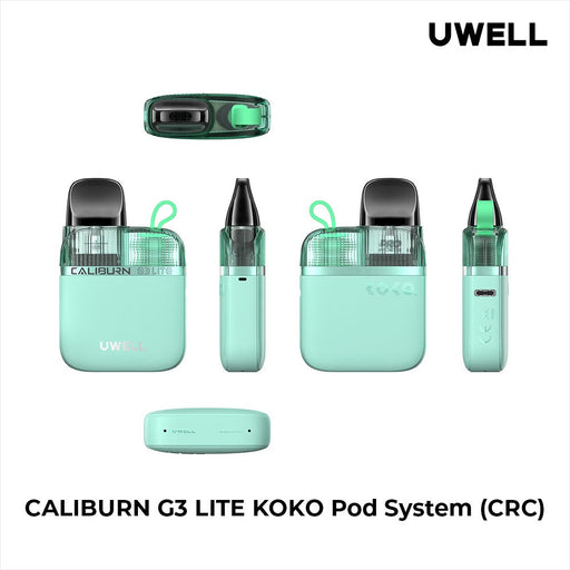 UWELL CALIBURN G3 LITE KOKO OPEN POD KIT Salt Nic Devices UWELL CALIBURN G3 LITE KOKO OPEN POD KIT | Downtown Smokes N