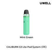 UWELL CALIBURN G3 LITE OPEN POD KIT Mint Green Salt Nic Devices UWELL CALIBURN G3 LITE OPEN POD KIT | Downtown Smokes N