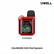 UWELL CALIBURN GK3 OPEN POD KIT Crimson Salt Nic Devices UWELL CALIBURN GK3 OPEN POD KIT | Downtown Smokes N Vapes