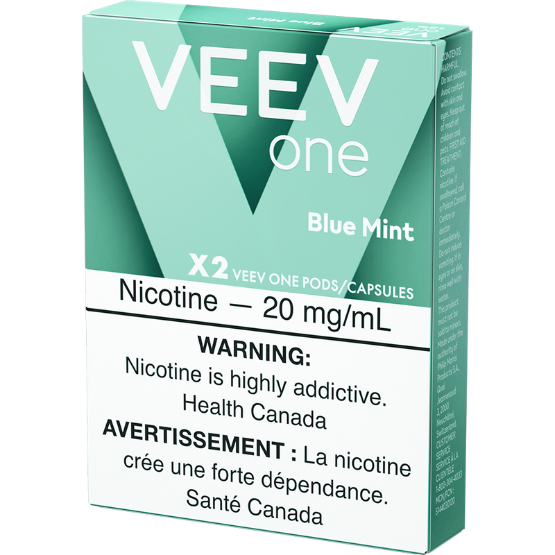 VEEV ONE PODS VEEV ONE BLUE MINT 1.8% Closed Pods VEEV ONE PODS | Downtown Smokes N Vapes