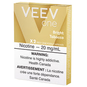 VEEV ONE PODS BRIGHT TOBACCO 1.8% Closed Pods VEEV ONE PODS | Downtown Smokes N Vapes
