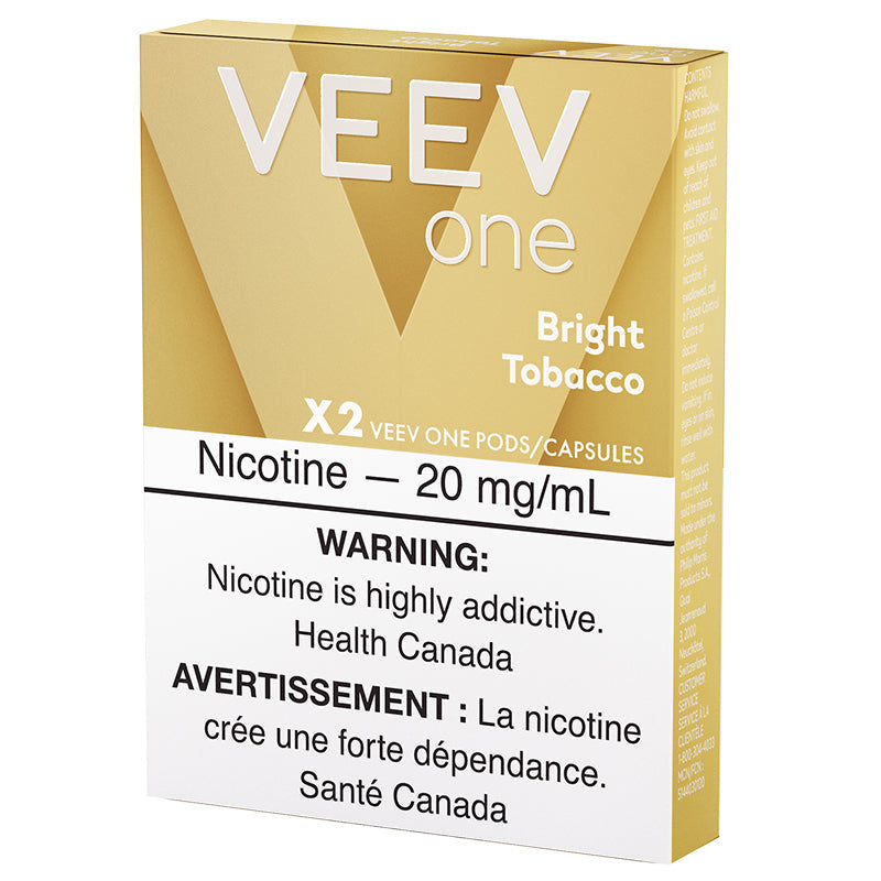 VEEV ONE PODS BRIGHT TOBACCO 1.8% Closed Pods VEEV ONE PODS | Downtown Smokes N Vapes
