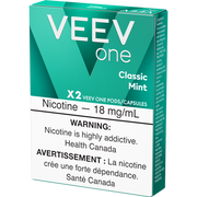 VEEV ONE PODS VEEV ONE CLASSIC MINT 1.6% Closed Pods VEEV ONE PODS | Downtown Smokes N Vapes