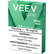 VEEV ONE PODS VEEV ONE GREEN MINT 1.6% Closed Pods VEEV ONE PODS | Downtown Smokes N Vapes