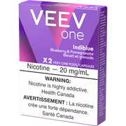 VEEV ONE PODS VEEV ONE INDIBLUE 1.8% Closed Pods VEEV ONE PODS | Downtown Smokes N Vapes